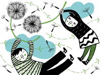 Floating illustration result