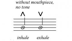 Oboe blow down instrument
