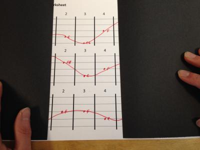 Taking a line for a walk worksheet with doorway