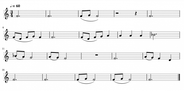 60 second passacaglia