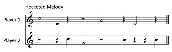 Ben Somewhen Hocketed Melody